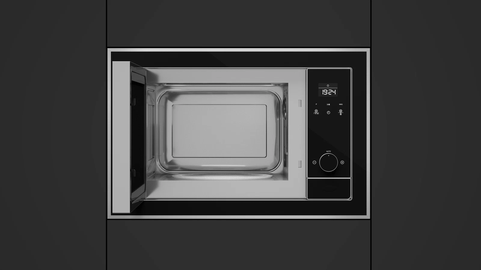 Встраиваемая микроволновая печь Teka Maestro ML 820 BIS BLACK-SS Чёрное Стекло