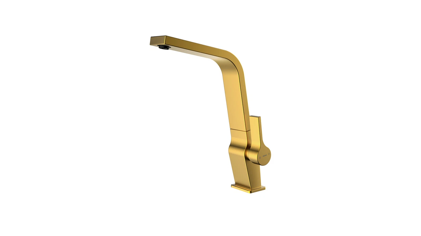 Дизайнерский смеситель Icon. Люксовое долговечное PVD-покрытие. ICC 915 GOLD