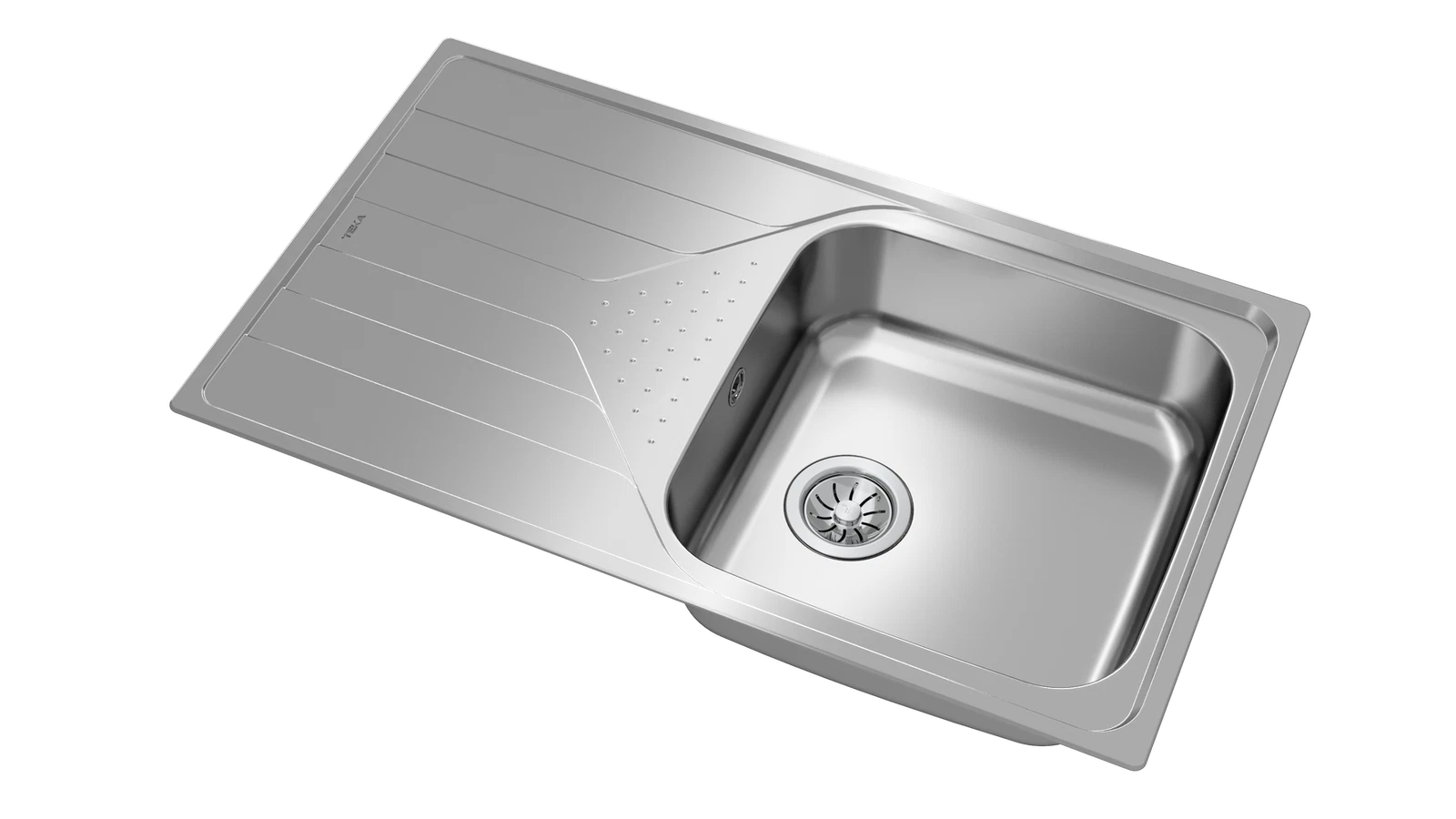Мойка из нержавеющей стали врезная Teka  UNIVERSE 50 T-XP 1B 1D PLUS POLISHED Полированная
