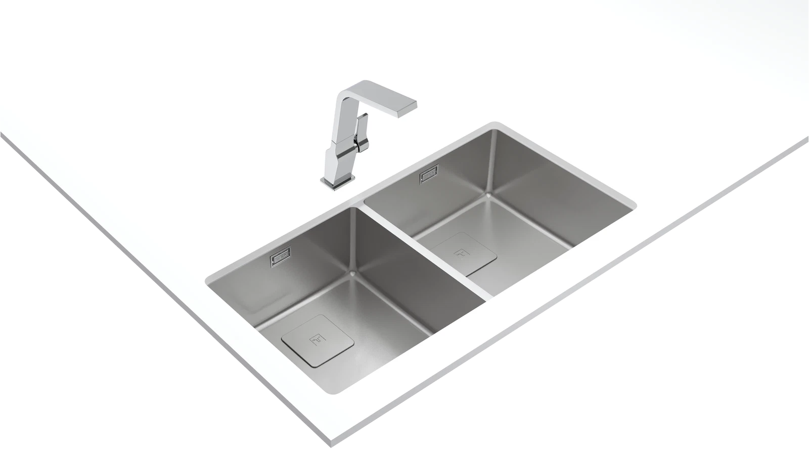 Мойка из нержавеющей стали Teka  FLEXLINEA RS15 86.40 M-XT 2B PureClean Мягкая текстура / Водотталкивающий эффект подстольного монтажа / монтаж заподлицо / монтаж сверху (плоский кант)
