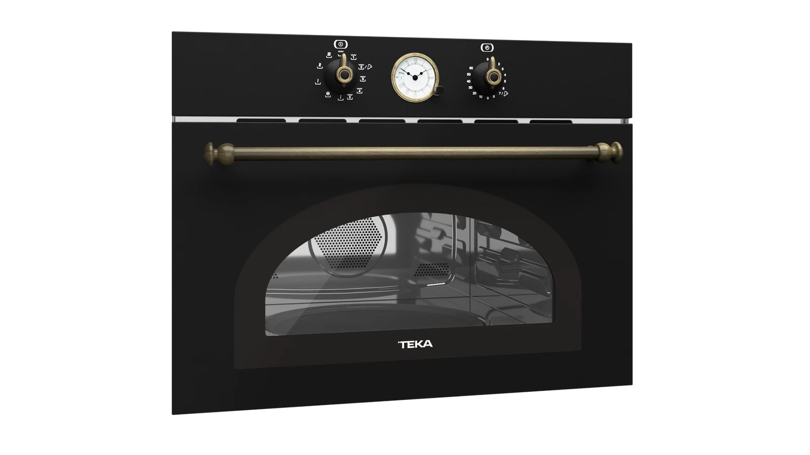 Встраиваемая микроволновая печь Teka Country MWR 32 BIA ANTHRACITE-OB Антрацитовая Эмаль/Состаренная Бронза