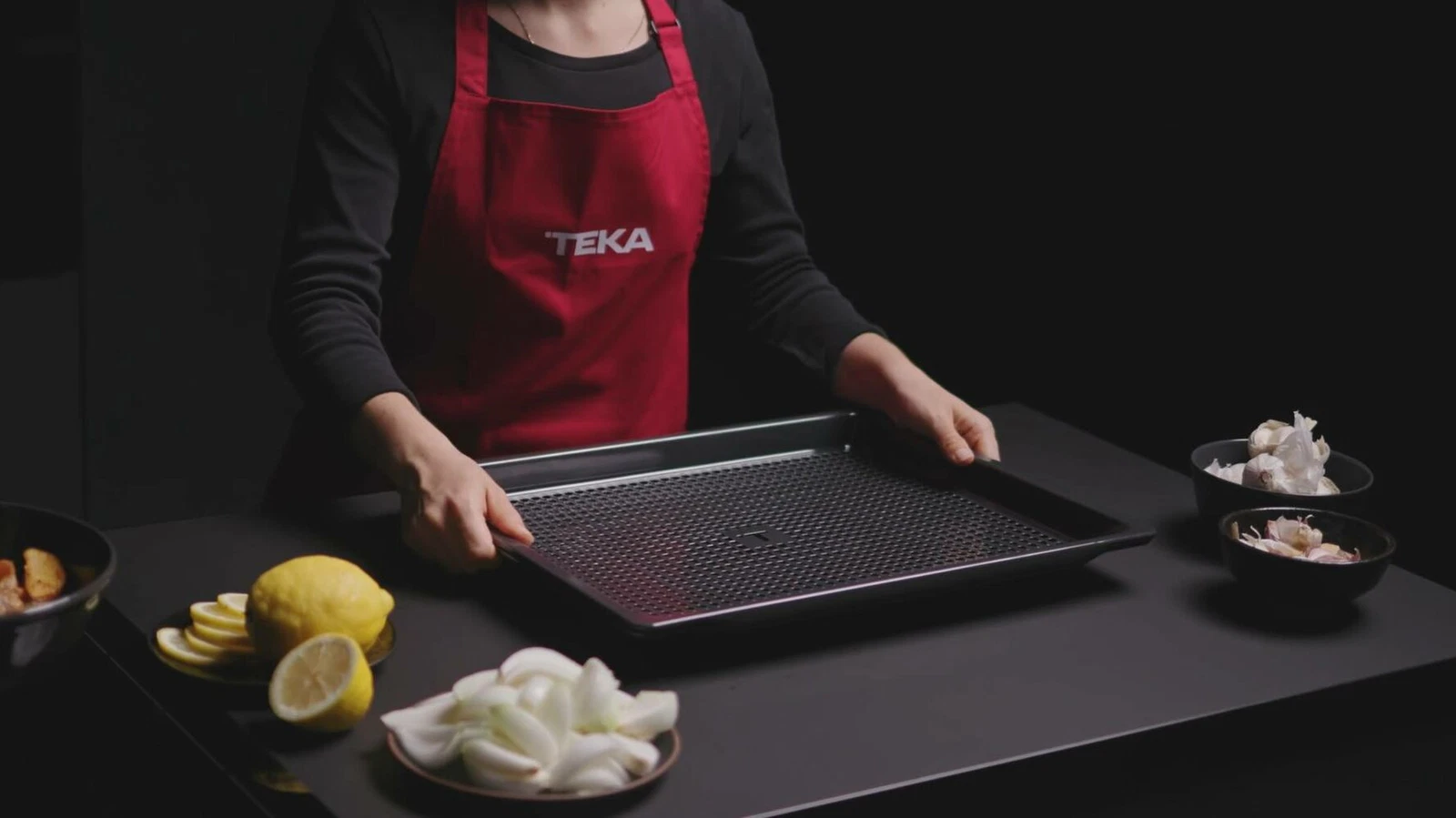 Компактный духовой шкаф  Teka Urban AIRFRY HLC 8406 NIGHT RIVER BLACK Ночная Река