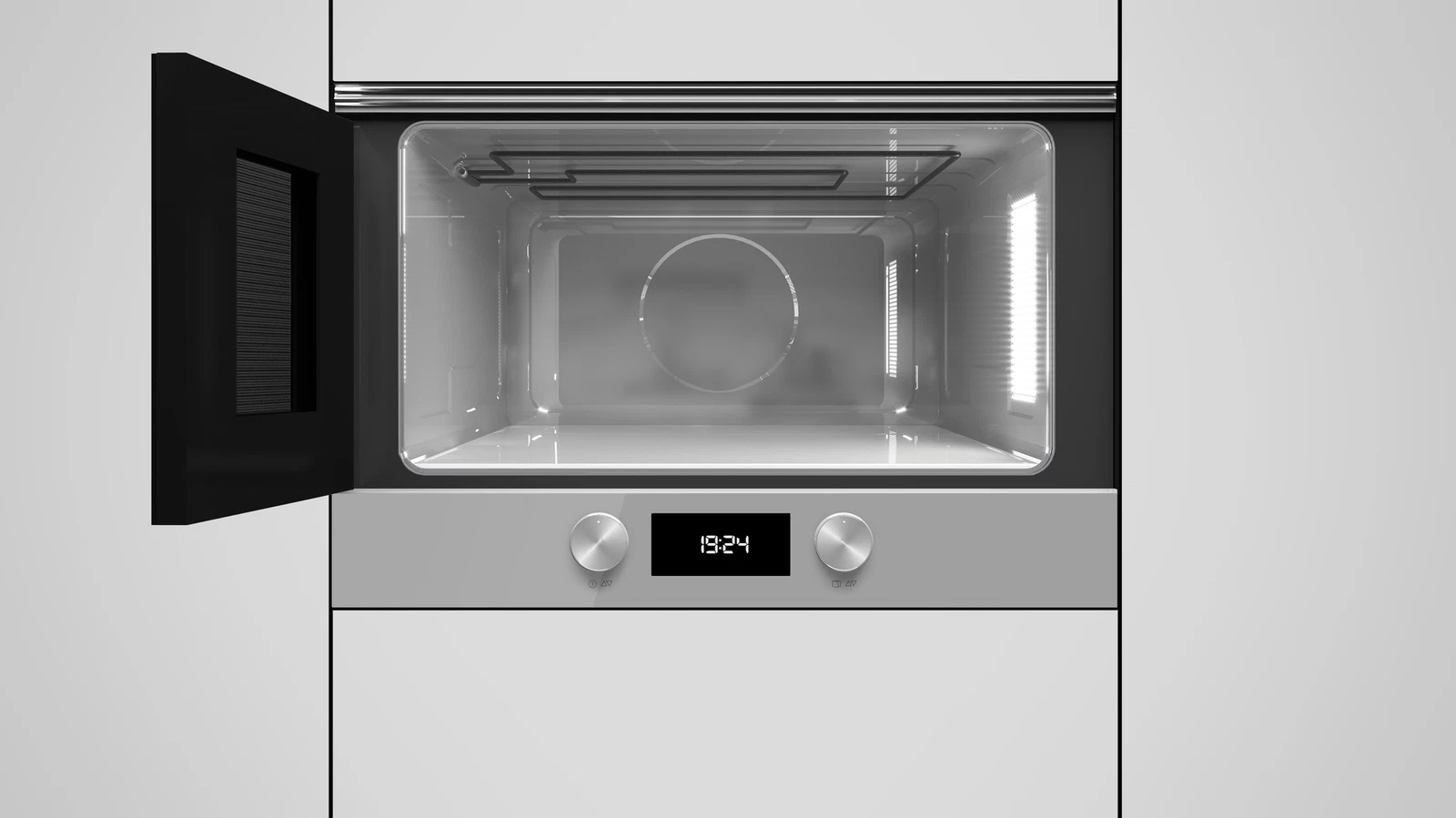 Встраиваемая микроволновая печь Teka Urban ML 8220 BIS L STEAM GREY Серый Пар