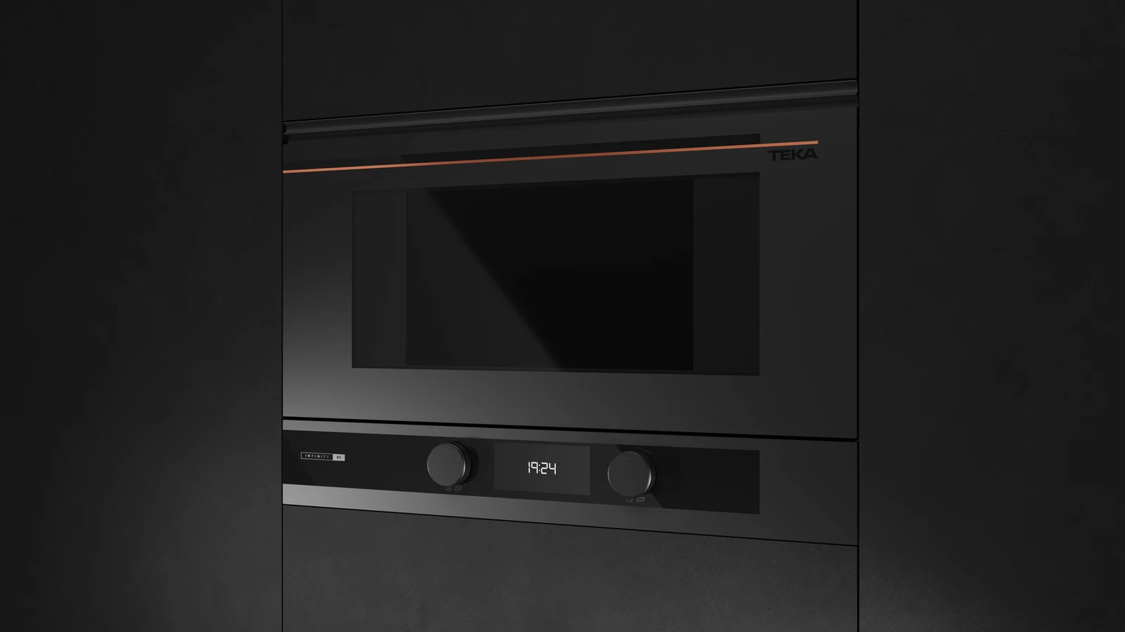 Встраиваемая микроволновая печь Teka Infinity ML 82-G1 BIS L MATT BLACK Матовый Чёрный