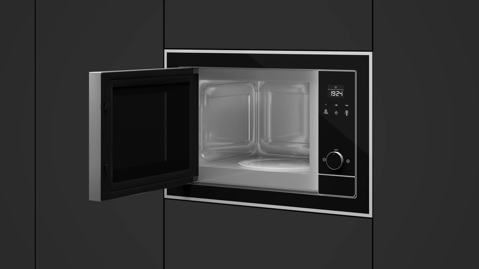 Встраиваемая микроволновая печь Teka Maestro ML 820 BIS BLACK-SS Чёрное Стекло