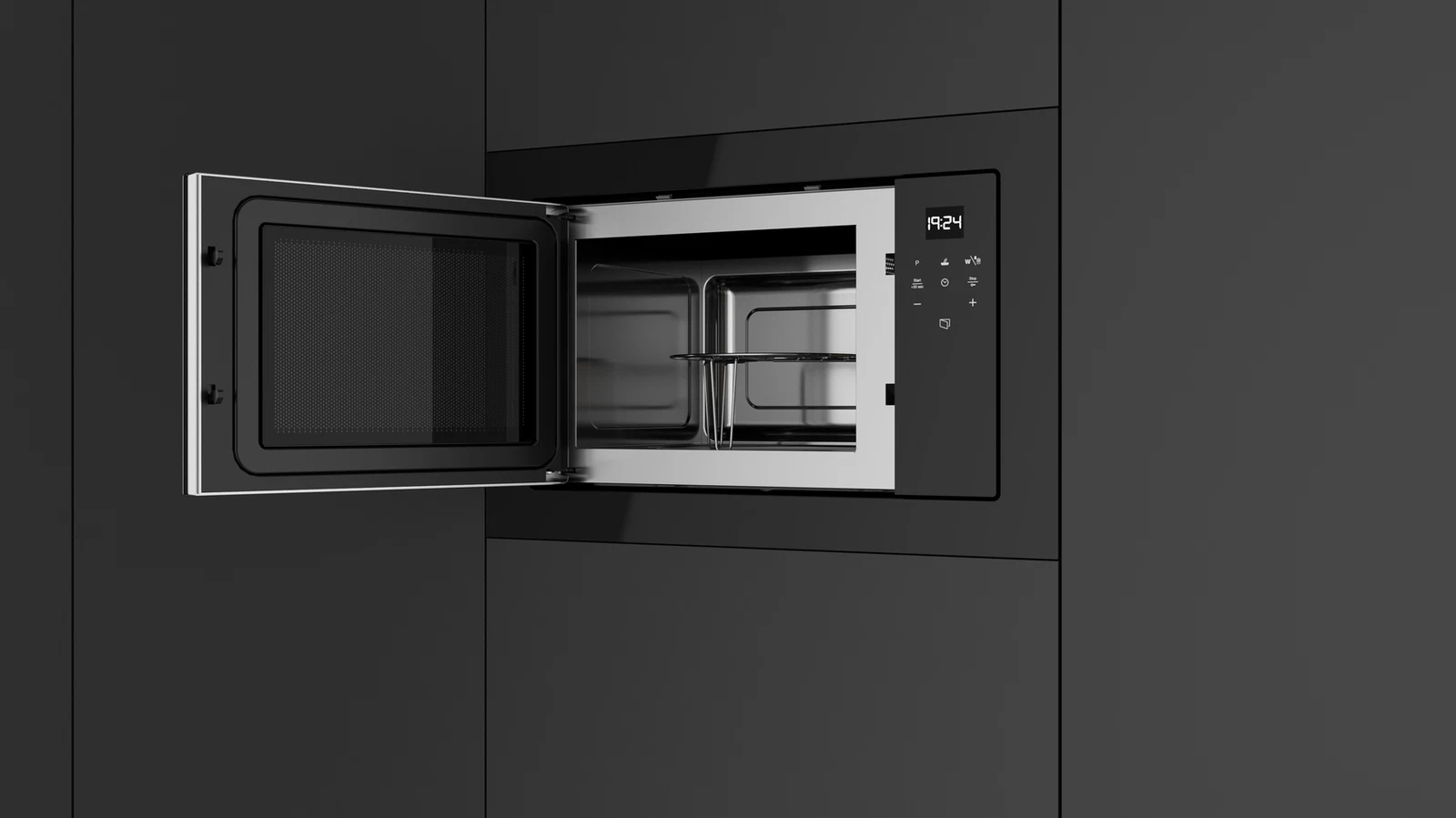 Встраиваемая микроволновая печь Teka Urban ML 8210 BIS NIGHT RIVER BLACK Ночная Река