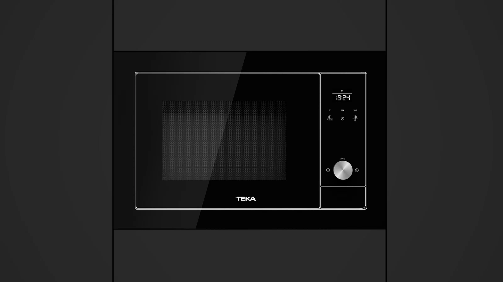 Встраиваемая микроволновая печь Teka Urban ML 8200 BIS NIGHT RIVER BLACK Ночная Река