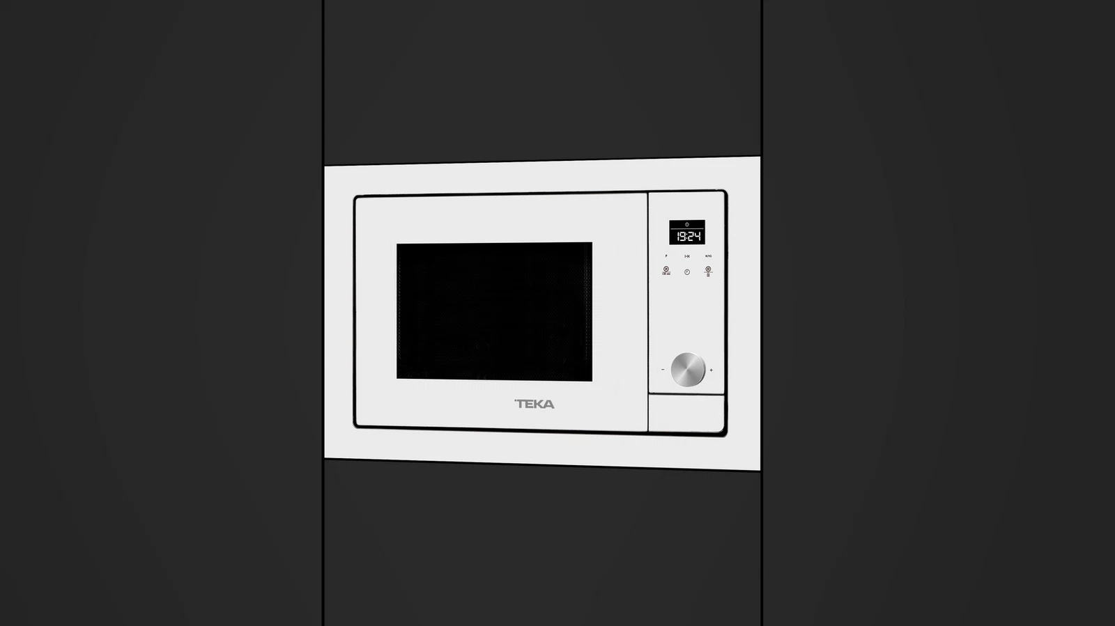 Встраиваемая микроволновая печь Teka Urban ML 8200 BIS WHITE MARBLE Белое Стекло