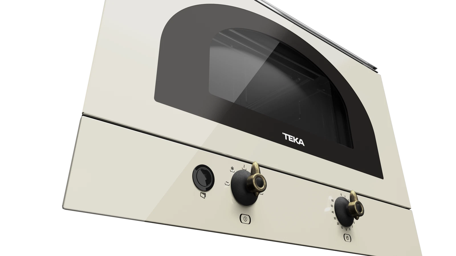 Встраиваемая микроволновая печь Teka Country MWR 22 BI VANILLA-OB Ванильная Эмаль/Состаренная Бронза