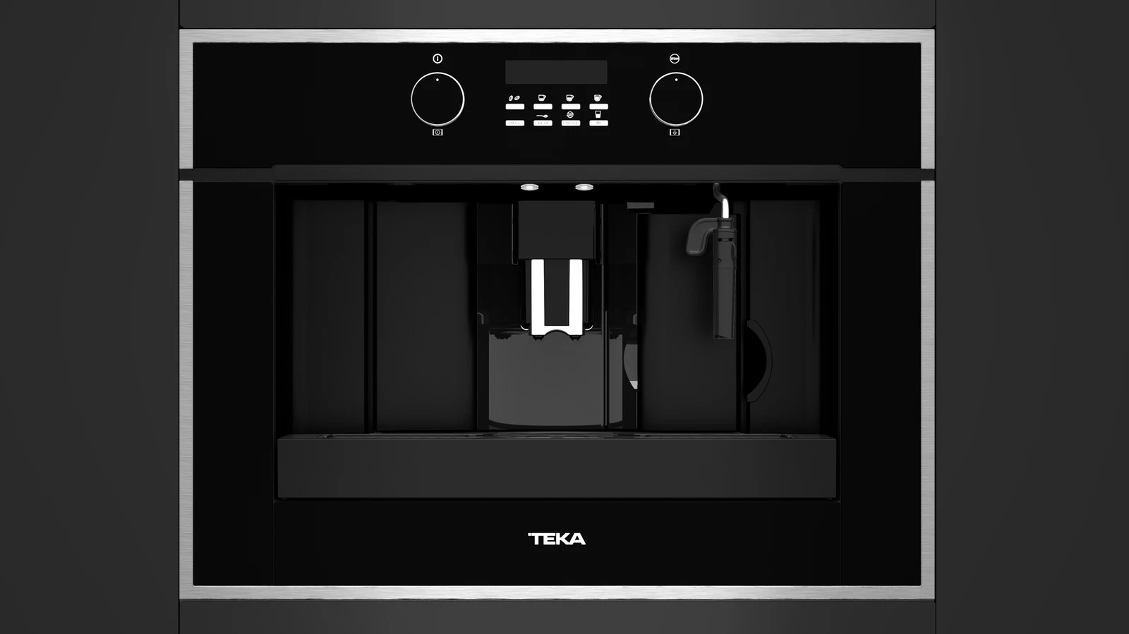 Кофемашина встраиваемая Teka Maestro CLC 855 GM BLACK-SS Чёрное Стекло