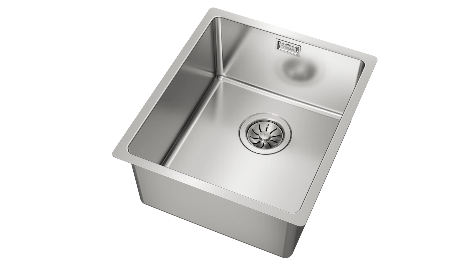 Мойка из нержавеющей стали с 1-ой чашей/ Подстольный монтаж BE LINEA RS15 34.40 POLISHED