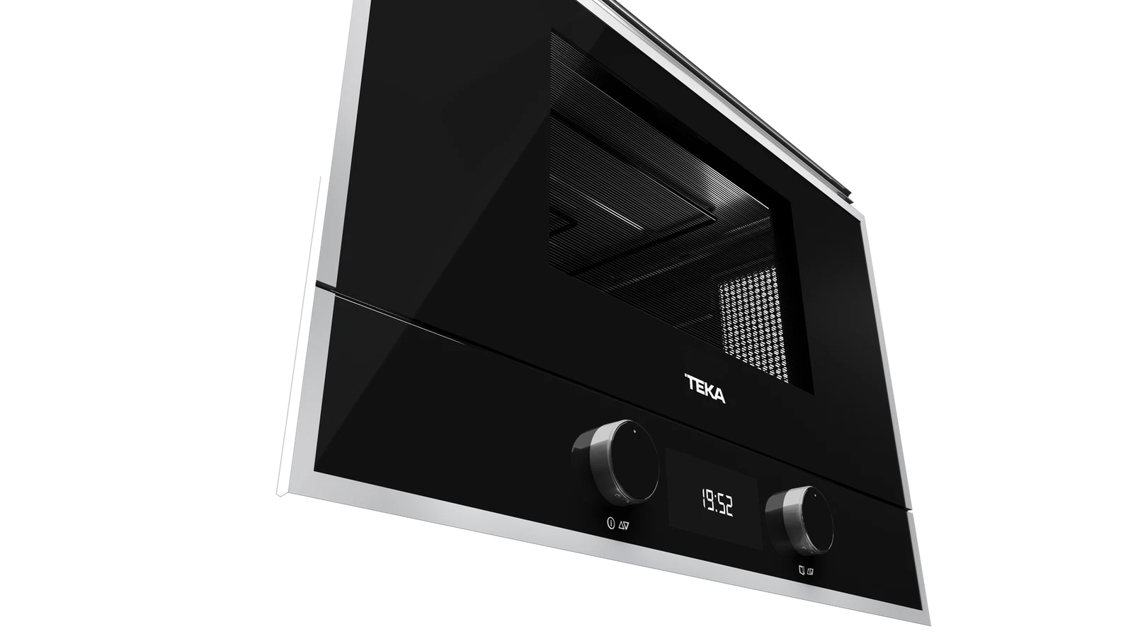 Встраиваемая микроволновая печь Teka Maestro ML 822 BIS L BLACK-SS Чёрное Стекло