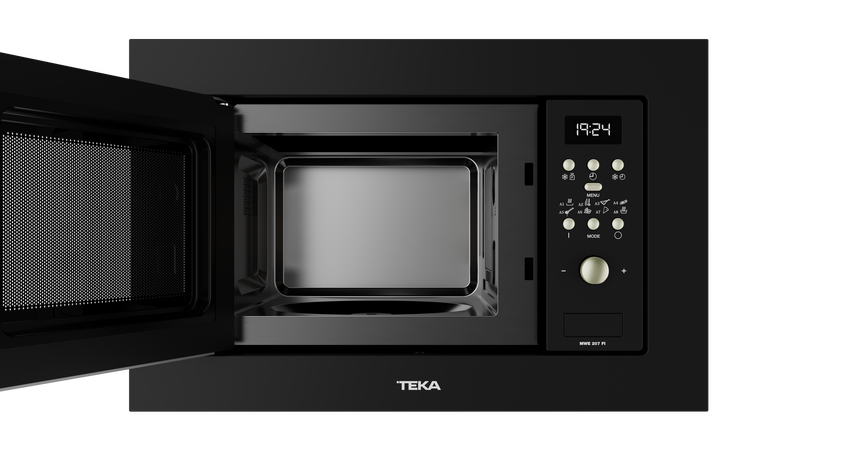 Встраиваемая микроволновая печь Teka Universo MWE 207 FI BLACK Чёрная Эмаль