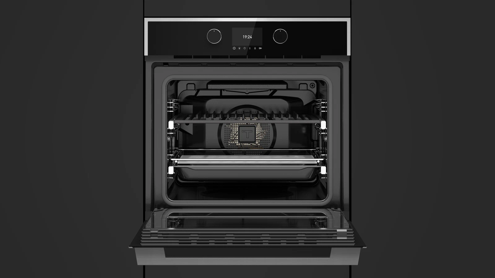 Духовой шкаф электрический Teka Maestro STEAKMASTER BLACK-SS Чёрное Стекло