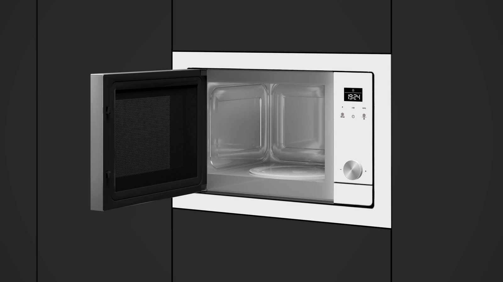 Встраиваемая микроволновая печь Teka Urban ML 8200 BIS WHITE MARBLE Белое Стекло